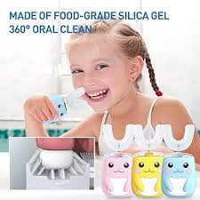 Kids Electric Toothbrush with U-Shaped 6 Gear Speed Cleaning Modes Oral  Cleaning Automatic Toothbrush for 2-6 Years Old (Pink) : Amazon.co.uk:  Health & Personal Care