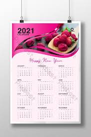 2021 yearly printable calendars in microsoft word, excel and pdf. Wall Calendar 2021 Template Pink Background Eps Free Download Pikbest