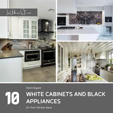 See more ideas about grey shaker kitchen, shaker kitchen, dining room corner. 10 Most Elegant White Cabinets And Black Appliances For Your Kitchen Ideas La Urbana