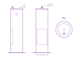 Maybe you would like to learn more about one of these? Willoughby Single Outdoor Drinking Fountain Dimensions Drawings Dimensions Com
