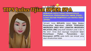 Semakan nama yang berjaya di panggil temuduga dan ujian kelayakan fizikal (ukf) secara dalam talian. Tips Saya Lulus Ujian Spier Spa Youtube