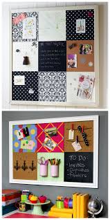 Magnetic bulletin board as cork board ideas Truebluemeandyou Diy Bulletin Board Diy Pottery Cork Board