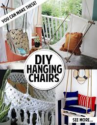 Diy outdoor chairs from thrifty & chic. You Can Make A Hanging Chair Andrea S Notebook Diy Hanging Chair Furniture Diy Room Diy