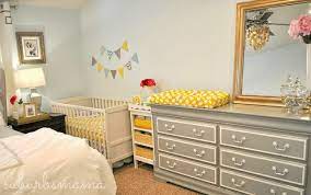 I love this room and i am happily spending hours and hours of time feeding and taking. Suburbs Mama Nursery In Master Bedroom Master Bedroom Nursery Parents Room Baby Bedroom