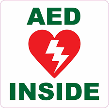 5in X 5in Aed Inside Permanent Vinyl Sticker Vinyl Sticker Business Stickers Permanent Vinyl