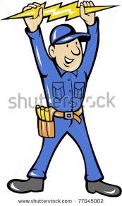 Patrimonio Designs Ltd S Portfolio On Shutterstock Cartoon Styles Electrician Logo Electrician
