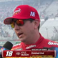 Smoked it behind the No. 42. Shows you what kind of driver he is." Kyle  Busch was the runner-up at Atlanta.