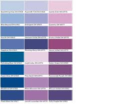 Lavender Paint Colors Chart Colors Paint Chart