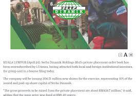 Guajing @zzprozaz serba had a 2:3 share split in dec 2019. Why I Invested In Serba Dinamik Kpowers And Scib Investing Theory 2 Ipo Valuation I3investor