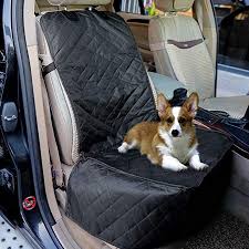 Fengruil Dog Seat Cover For Cars Nonslip And Waterproof Backing With Anchors Quilted Padded Pet Bench Car Dog Seat Covers Dog Car Seat Cover Car Seat Protector