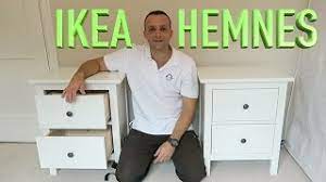 Mattress for double bed v2. Ikea Hemnes Chest Of 2 Drawers Assembly Youtube