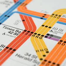 Here's a look at that famous map. Gorgeous Limited Edition Nyc Subway Posters From The Transit Map S Late Designer Vignelli Design Subway Map Design Vignelli