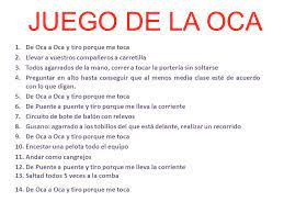 Seguro que has escuchado la expresión de oca a oca y tiro porque me toca. Juego De La Oca Normas Se Juega Con Las Normas Habituales Del Juego De La Oca Con La Diferencia De Que Para Conseguir Avanzar Hay Que Hacer Correctamente Ppt Video Online