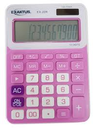 Calculadora Exaktus EX-20R Rosa