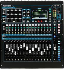 Allen & heath dt168 16x8 dante/aes67 audio i/o expander. Allen Heath Qu 16 16 Channel Digital Mixer Chrome Edition Sweetwater