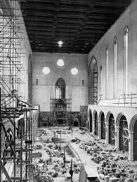 Nel cuore del centro storico napoletano sorge l'antico complesso monumentale di santa chiara. The Interior Of The Basilica Of Santa Chiara During Restoration From Download Scientific Diagram