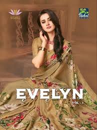 Vishal Prints Evelyn Vol 3 Festive Wear Sarees Collection Saree Collection Festival Wear Saree