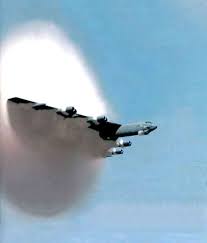 B 52 Emerging From Shockwave Aircraft Fighter Planes Military Aircraft