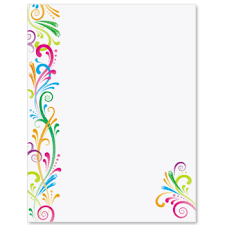 4.6 out of 5 stars 3. Party Spirit Letter Paper Idea Art Borders For Paper Letter Paper Colorful Borders Design