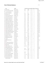 Donna carline & bob henderson'. Grade 5 Reading List