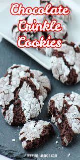 Soft Chewy Sweet And Yummy Chocolate Crinkle Cookies Super Easy To Make As Well In 2020 Easy Holiday Recipes Amazing Cookie Recipes Delicious Cookie Recipes