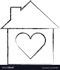 Linear style sign for mobile concept and web design. Ideas About House With A Hear