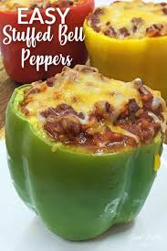 Easy Stuffed Bell Peppers Stuffedpeppers Bellpeppers Easybellpeppers Simplepeppers In 2021 Stuffed Peppers Recipes Stuffed Bell Peppers