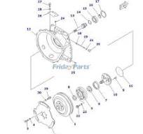 Torque Converter DC6A26500000 for Komatsu FD10/15-16 FD15-17 FD18-16  FD28/30-12 FD30J-12 FG18H-17 FG30-14