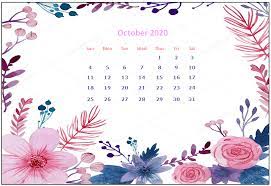 October 2020 Desktop Calendar Wallpapers Calendar Wallpaper Desktop Calendar Calendar