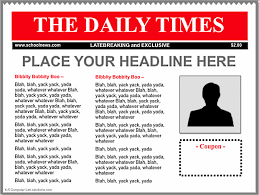 Design and create your newspaper using customizable templates. Keynote Newspaper Templates For Ipad Mac Icloud K 5 Technology Lab