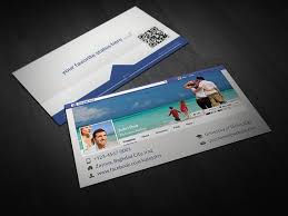 A number of styles are available and. Facebook Timeline Business Card Make Your Facebook Timeline On Business Card Share Your Facebook Information By Busines Name Card Design Cards Business Cards