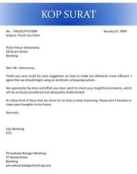 Contoh Surat Ucapan Terima Kasih Atas Bantuan Dana Gereja Bagi Contoh Surat