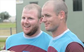 Footy brothers reunite