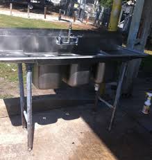 variety of used restaurant sinks for