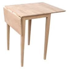Tate Dropdrop Leaf Dining Table Wood Natural International Concepts Space Saving Dining Table Drop Leaf Table Casual Dining Table