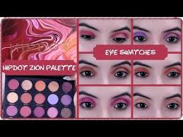 hipdot zion palette review and eye