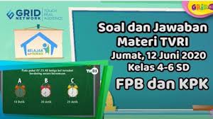 Soal Dan Jawaban Tugas Tvri Sd Kelas 4 6 Jumat 12 Juni 2020 Matematika Fpb Dan Kpk Tribunnews Com Mobile