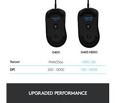 Logitech adopts the exemplary structure of g403, which feels normal and easy to recognize. Buy Logitech G403 Hero Rgb Optical Gaming Mouse Free Delivery Currys