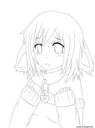 Coloriage Fille Manga 22 Jecolorie Coloriage Manga Coloriage Livre Coloriage