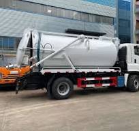 Isuz U Giga Vacuum Sewage Fecal Suction Tanker Truck with ...