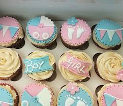 Find fun and bargain deals on pink & blue, baby shower, candy at oriental trading. Baby Shower Cupcakes Unisex Pink And Blue Mix Baby Shower Cupcakes Neutral Baby Shower Cupcakes Baby Reveal Cupcakes