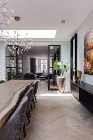 The modern color palette that is set up by the dark wood floors serves as the perfect modern background to emphasize the sleek modern feeling that this industrial loft achieves. 17 My Modern Interior Designs Ideas Modern Interior Design Modern Interior Design