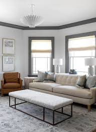 Check out our bay window sofas selection for the very best in unique or custom, handmade pieces from our furniture shops. Ivory Tufted Sofa In Bay Window Transitional Living Room