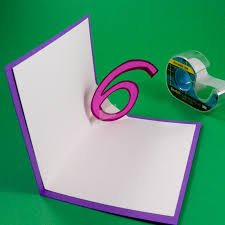 The interactive element makes you want to open and close the card over and over again. Card Making Idea V Fold Pop Up Birthday Card Tutorial Greeting Card Class 2 Span Class W3 Hide Medium W3 Hide Small Tutorials Span Aunt Annie S Crafts