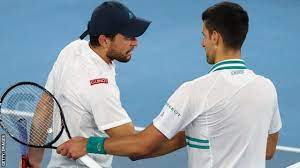The two players have never faced each other before. Australian Open 2021 Novak Djokovic Beats Aslan Karatsev To Reach Melbourne Final Bbc Sport