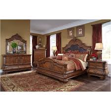 A king bedroom set, crafted just for you by the able hands of bassett furniture's skilled artisans, will deliver a lifetime of style, elegance, and charm. 34014 34 Aico Furniture Tuscano Melange Bed