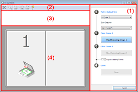 This displays the mac addresses of the scanners that can be used over the network. Canon Knowledge Base Ij Scan Utility Image Stitch Window