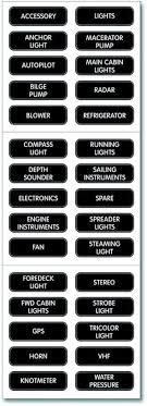 Labeling the electric panel is pretty easy, so here are the things you need to learn to get the job done quickly. Blue Sea Systems Large Format Labels Dc Electrical Panel Defender Marine