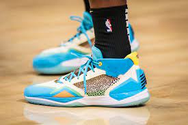 New balance kawhi leonard 1jolly rancher basketball shoes bbklsmt1 men's size 9. Clippers Kawhi Leonard S New Sneakers Show His Moreno Valley Swag Orange County Register