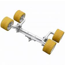 Keel rollers will be placed along the center line of the boat trailer to support the keel of the boat. Boat Trailer Wobble 4 Roller 3 I Beam Assem Gold Loadrite 6071 16